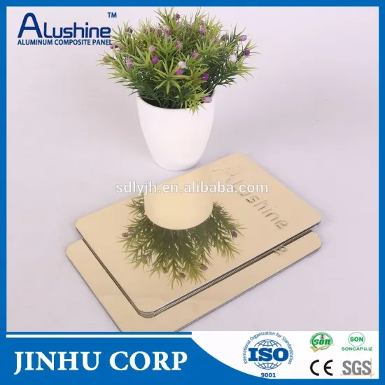 golden mirror acp aluminum composite panel buiilding materials manufacture