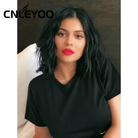10Inch natural wave synthetic wig for women factory hotsell Short Curly Wig for People