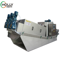 Wastewater Treatment Sludge Dewatering Screw Filter Press