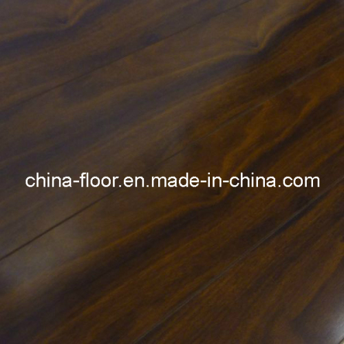 Glossy Walnut Color Laminate Flooring