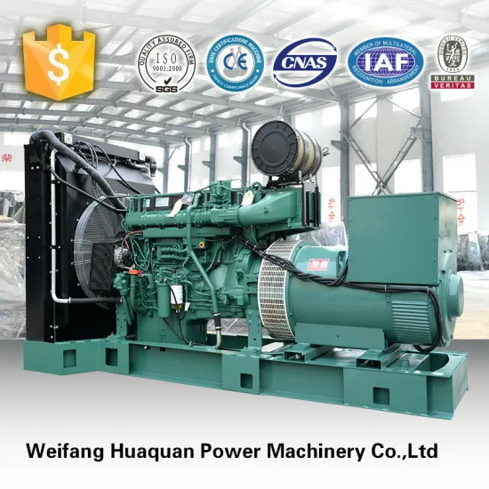 500kw Standby Power diesel generator set Volvo engine