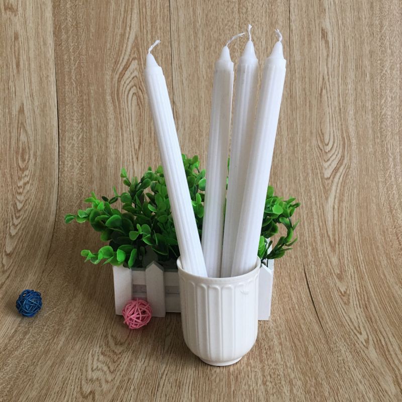 Murah 400G Lilin Putih Beralur Flute Putih