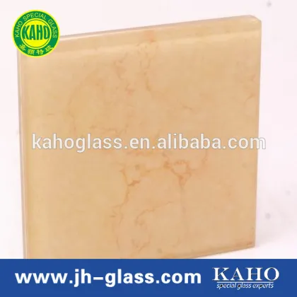 Guangzhou solar collector edge-polished Special Glass Blue Jade Glass fo flooring