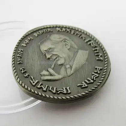 Custom Antique Imitation Old Silver Rice Puller Coin