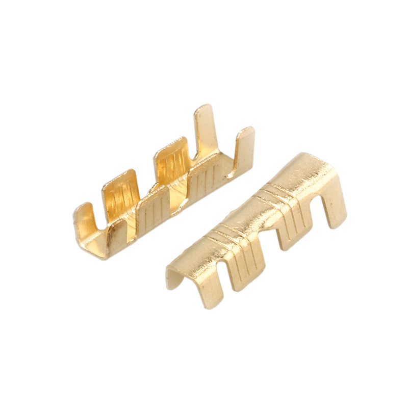 100Pcs DJ453C U-Style Crimpping Terminal Tab Cold Inserts Connectors Cold Terminal Small Teeth Fascia Terminal 2-2.5mm2