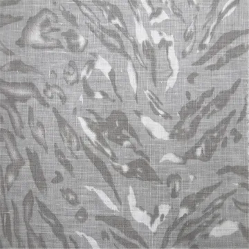 Simple style printed linen plain fabric