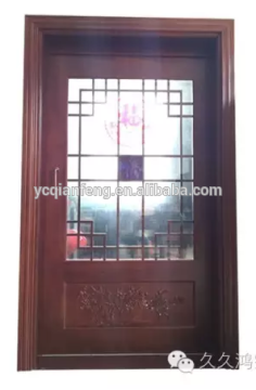 Luxury Solid wood door made of Sapele wood for kitchen