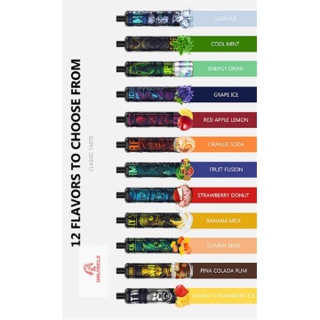 Vaporizador descartável E Energia de cigarro 5000 SomenteRelx