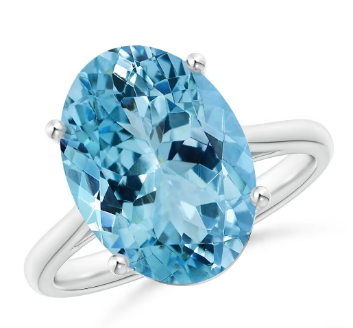 blue lab diamond ring