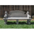 Stunningly Designed Marble Bench with Curved Backrest