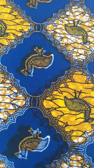 New Product Veritable African Real Wax 100% Cotton Fabric Block 4