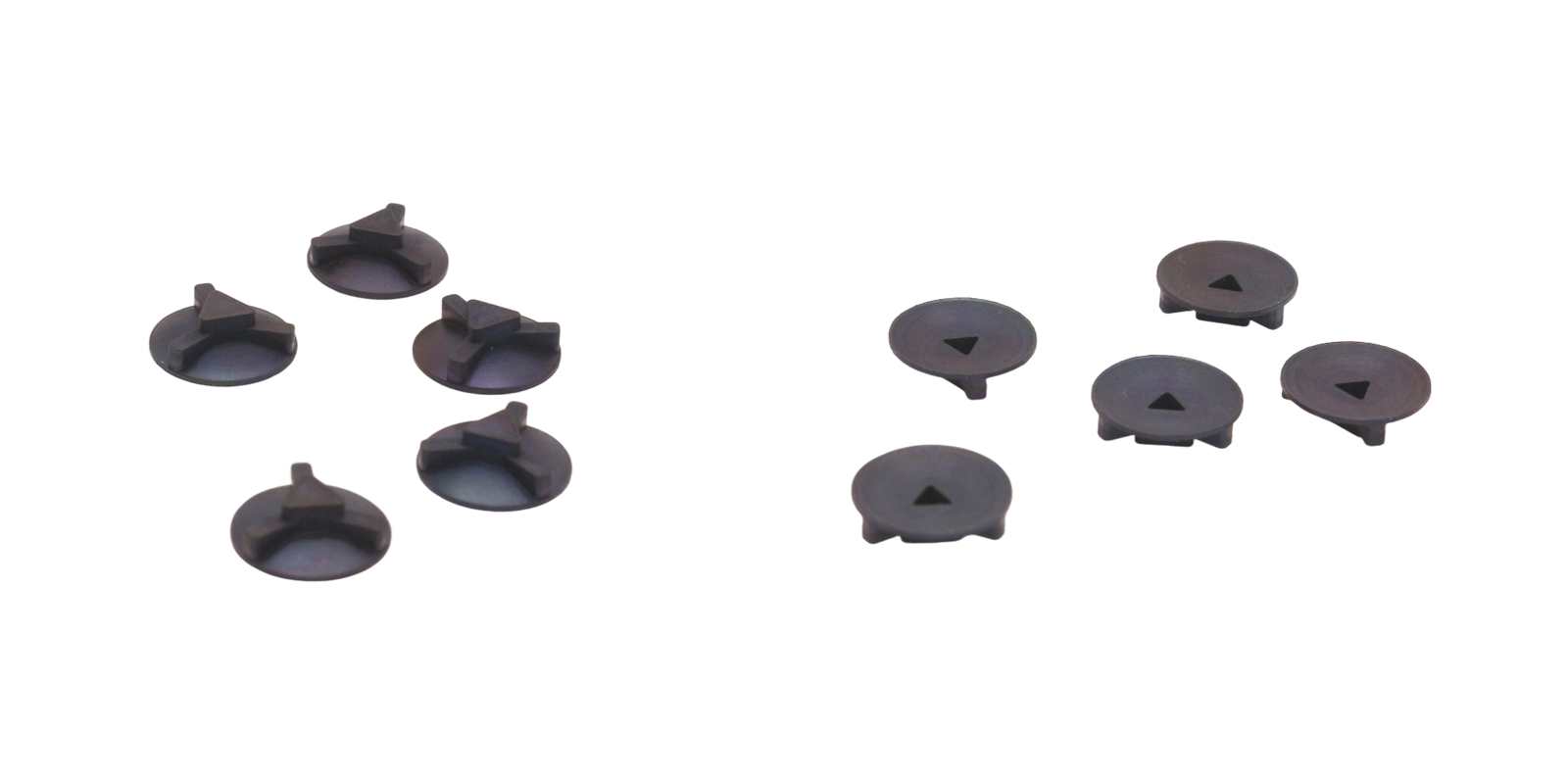 Triangular valve plate