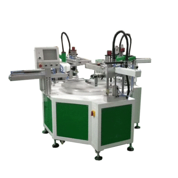 Yüksek hızlı Otomatik düz döner serigrafi baskı makinesi
