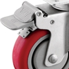 Full Plastic Brake for Medium Duty Plate Casters