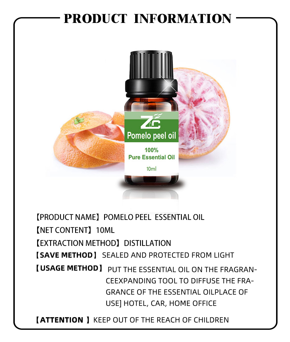 Pomelo Pomelo Peel Essential Oil para aromaterapia
