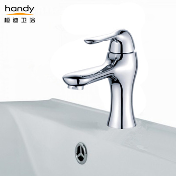 Brass Chrome Single Hole Wash Basin Mixer Taps