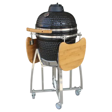 Auplex 18 Inch Outdoor Rotisserie Egg Barbecue Grill Charcoal Kamado BBQ