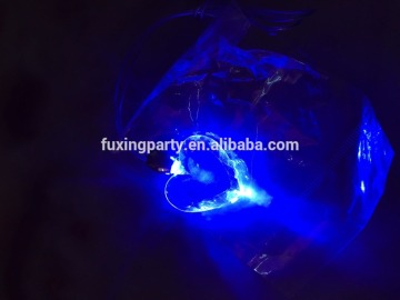 fuxing famous led necklaces grow in the dark ,baby toy flashing love heart flashing necklaces lady party led jewelry