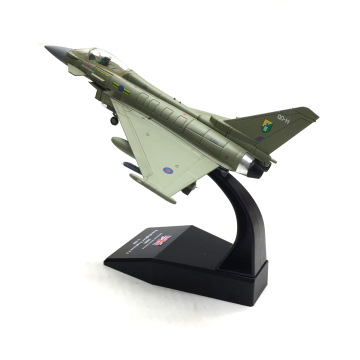 1/100 Skala -Stiezhaut Eurofighter Typhoon EF2000 Modell: eine präzise Sammelflugzeugflugzeugreplik für Enthusiasten