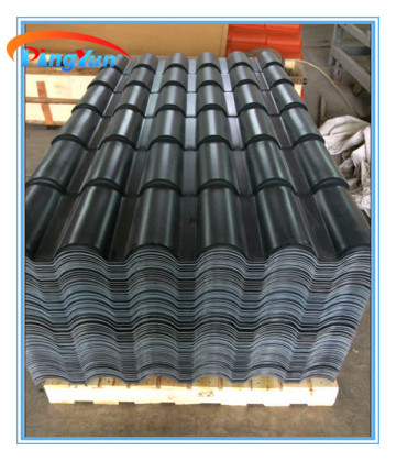 Roma type synthetic resin roof tiles/ASA+PVC Roma roofing tile/Roma Roofing sheet