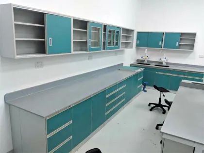 Creative Wood Working Bench for Chemical Labs - Floor Mounted Structure