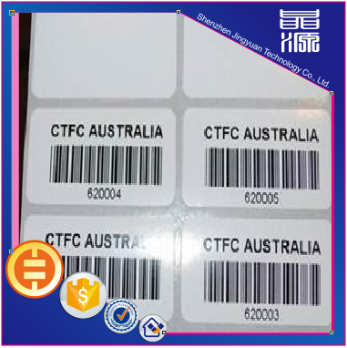 Custom Barcode Security Label Sticker