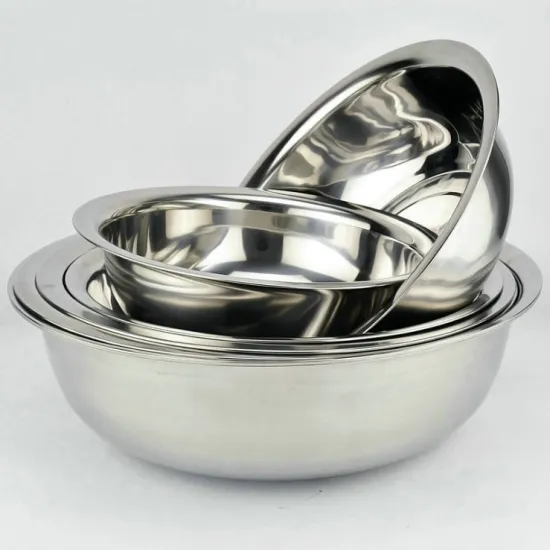 Eco Friendly Non Slip Stainless Steel Soup Basin