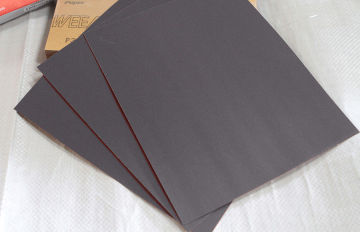 Silicon Carbide Waterproof Sandpaper Sheets For Automobile