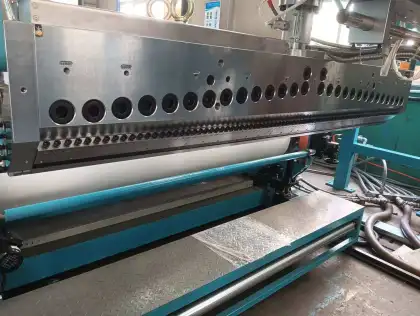 PVC Elastic Floor Board Making Machine | Double Elastic Floor Skin Production Line