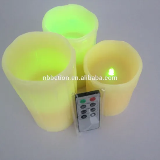 3pcs flameless real wax dripping led candles with timer wax led candles led flicker candles led candle