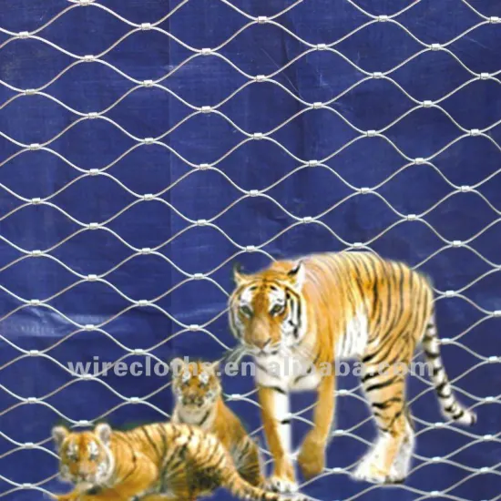 SS304/316 Stainless Steel Wire Rope Hand Woven Mesh