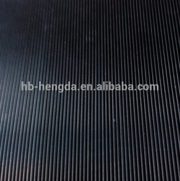 3mm fine ribbed rubber mat(SBR)