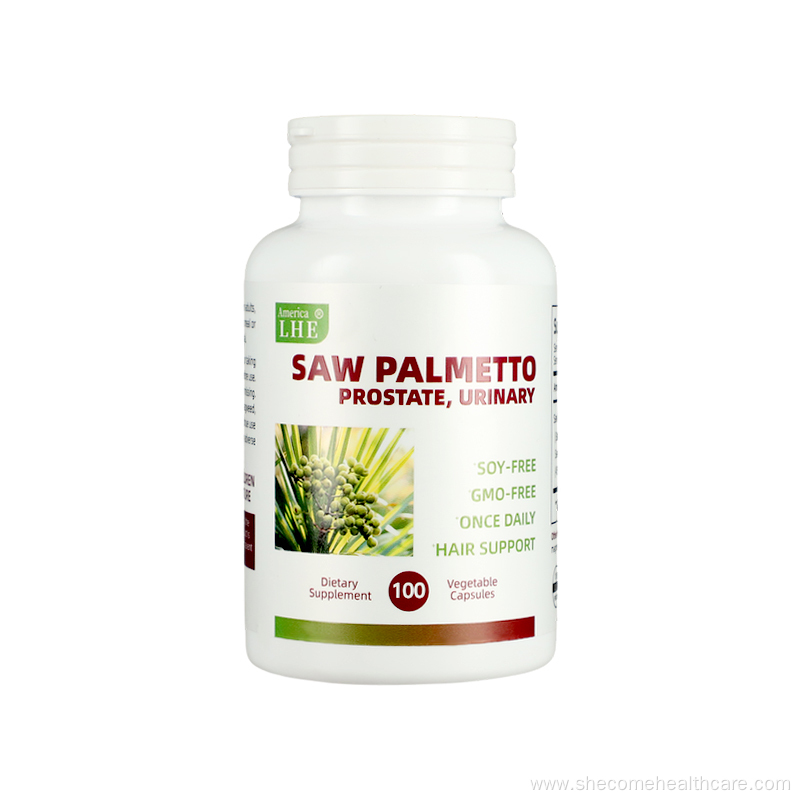 Saw Palmetto Capsules for Hair Health and Urinary