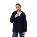 Black Womens Trench Coat