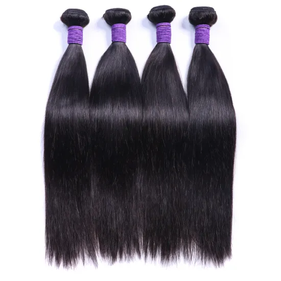 Straight Hair Double Drawn 100% Human Unprocessed Raw Brazilian Wholesale Vendors Bundles Cuticle Aligned Virgin Hair