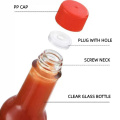 Hot Sauce Chilli Ketchup Glass Bottle With Lid