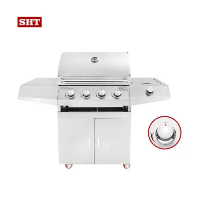 Indoor Outdoor Kitchen Gas BBQ 4 Burner BBQ Grill Island Kits Barbecue Grill Design for Home