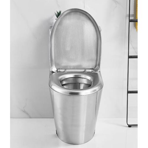 Toilettenschale aus Edelstahl