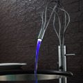 Models bird's nest brass light-emitting faucet