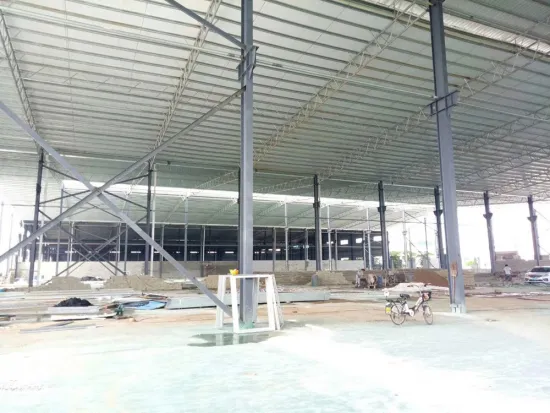 Prefabricated Steel Frame Structure Construction Shed