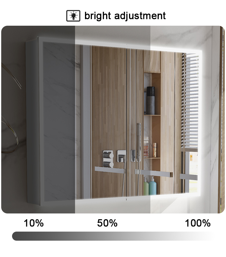 Dimmable and color changing cabinets