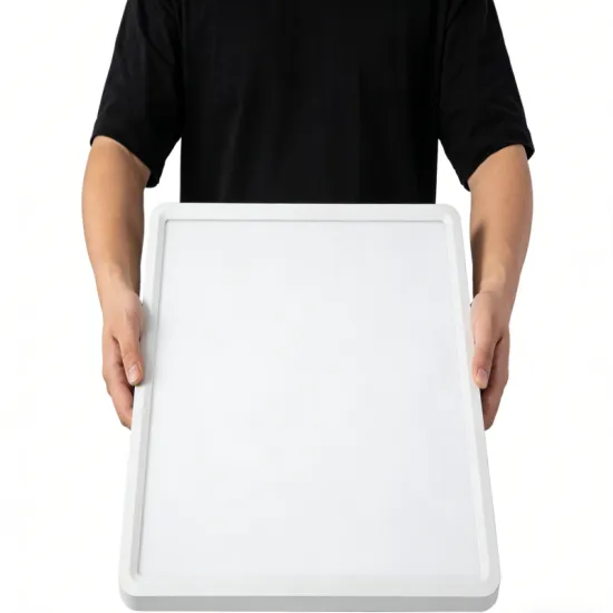 Round LED ceiling lighting fixture