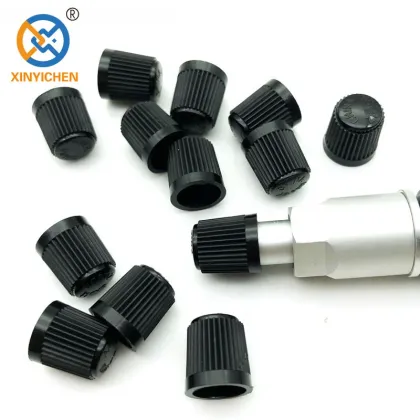 Universal Black Plastic Tire Valve Stem Caps - Tire Valve Covers