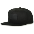 Tappo di snapback di lana con distintivo in gomma