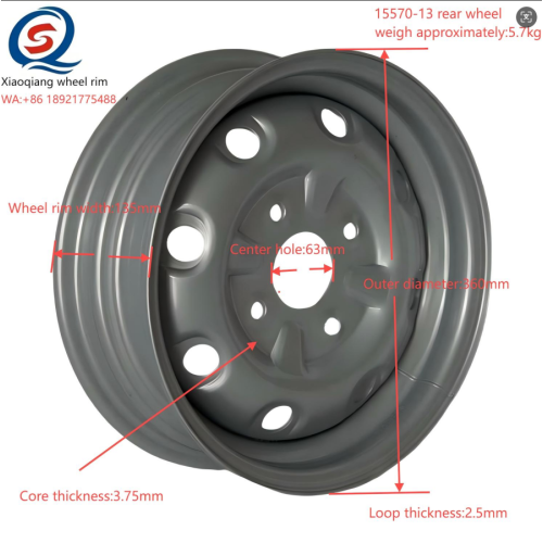 Modelo confiable 15570-13 Rueda trasera