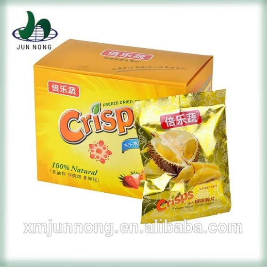 Durian taste delicious lyophilized fruit crisp