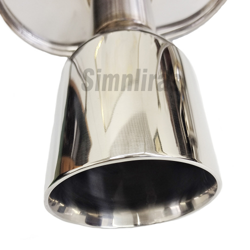 SUS304 Edelstahl-Abgasanlage für 02-06 Acura RSX Typ S Neu