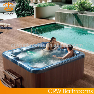 free standing with massage bathtub/whirlpool for outdoor and indoor use CRW CRW CSPA002