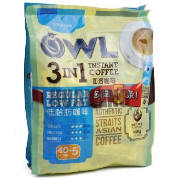 Artwork printing four side sealed aluminum foil coffee bag