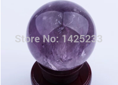 50mm Natural amethyst quartz crystal, ball to heal